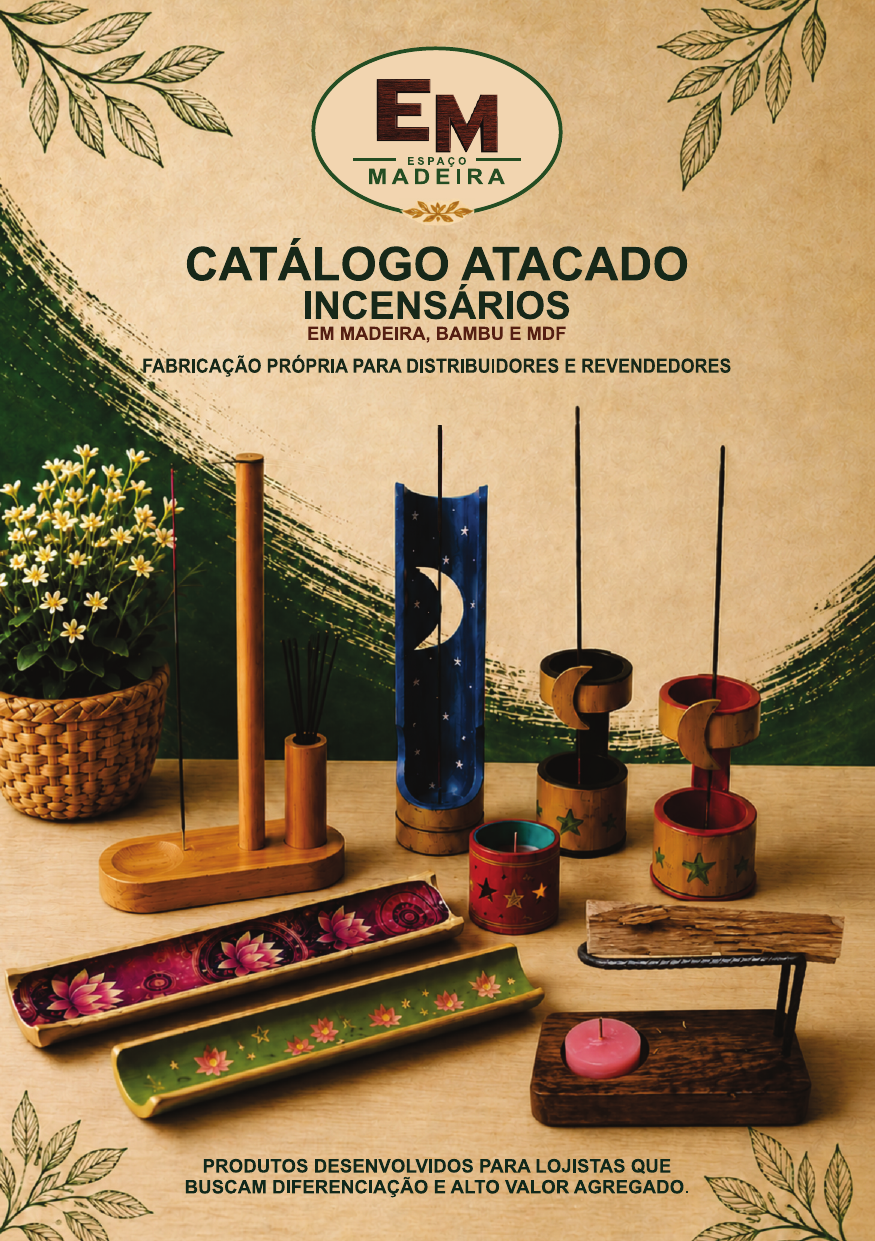 Capa do catálogo para lojistas e distribuidores
